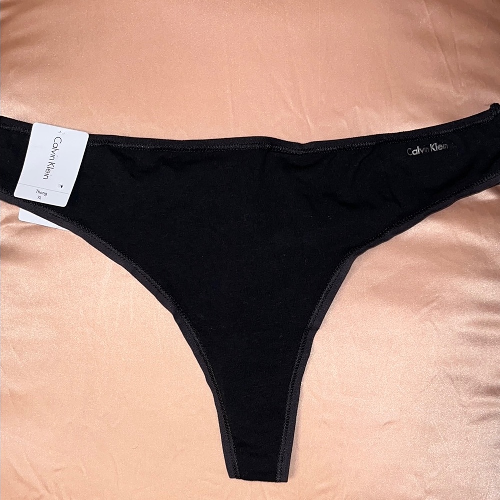 Calvin Klein Black Thong